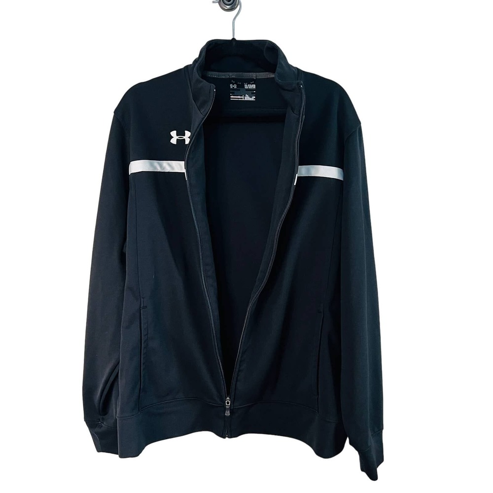 Under Armour Allseasongear Campus Warm Up Jacket Black Size XL - Picture 4 of 11